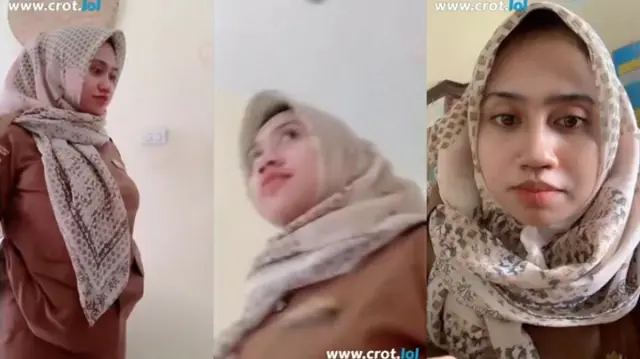 Pns Cantik Berisi Menonjol Perpaduan Baju Pns Jilbab Batik Sangat Menggoda