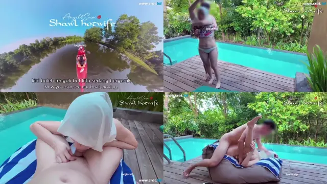 KL Couple Ngewe Hijab Outdoor