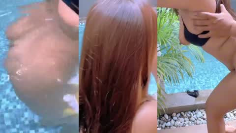Ngewe outdoor di kolam renang
